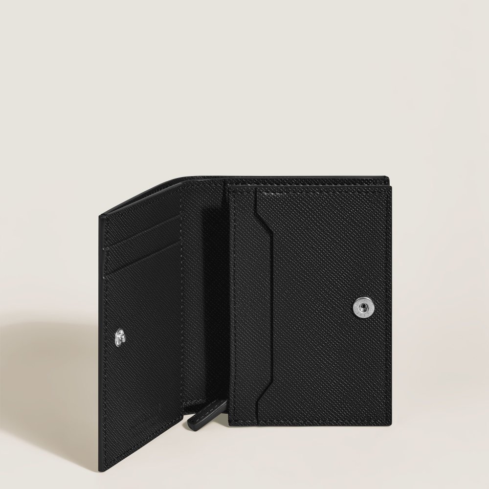 Montblanc - Portafoglio Continental Nano - Pelle - Nero