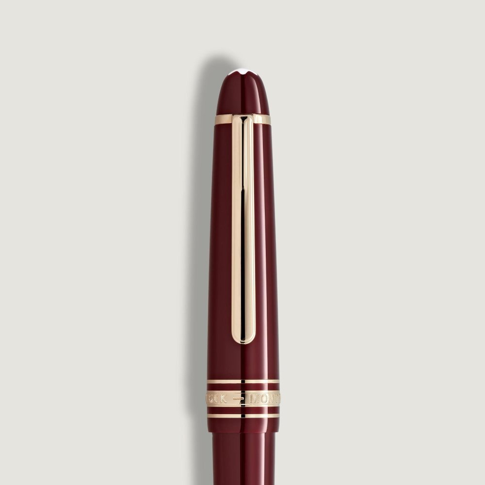 Montblanc - Penna Meisterstück - Resina Bordeaux - Oro