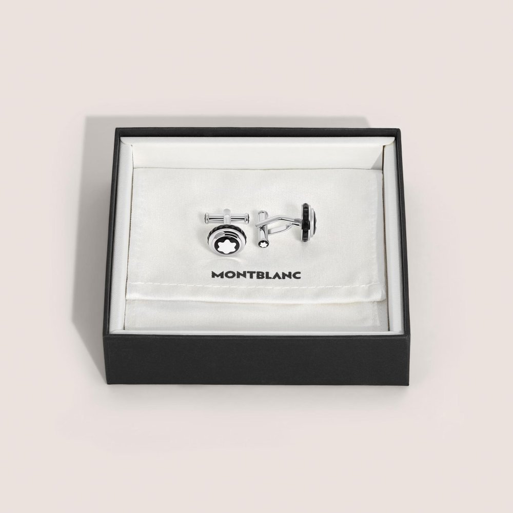 Montblanc - Gemelli Great Characters - Acciaio - Nero