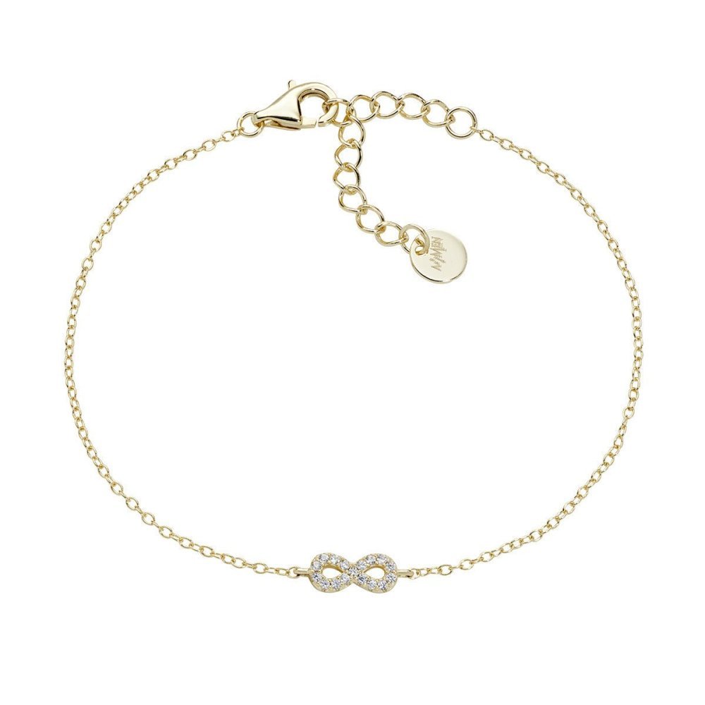 Amen - Bracciale Mini Infinito - Argento Dorato