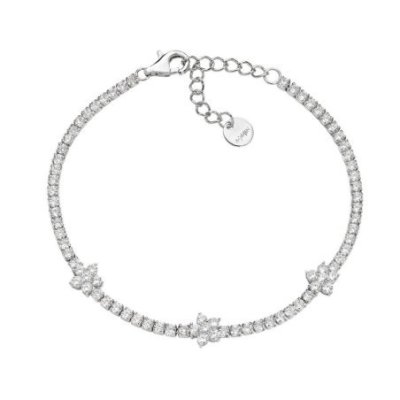 Amen - Bracciale Tennis - Argento 925 - Zirconi