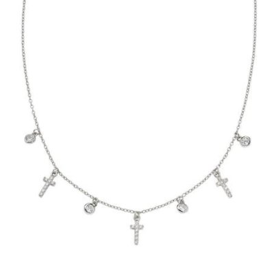 Amen - Collana Multicharm - Croci E Zirconi