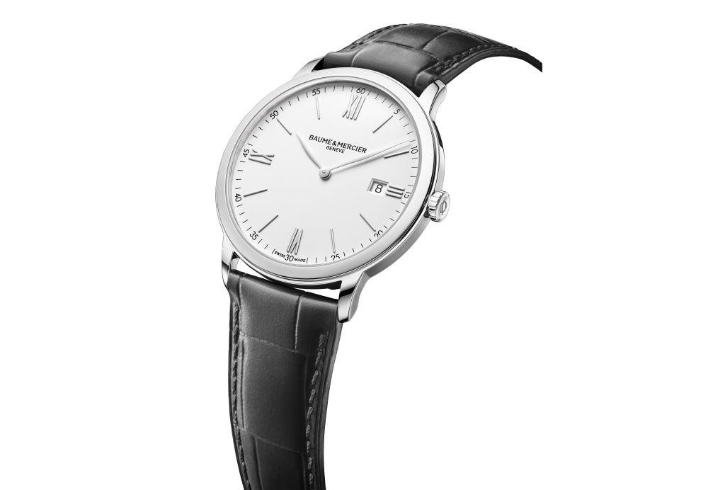 Baume&Mercier - Classima 10323 - Acciaio - Pelle