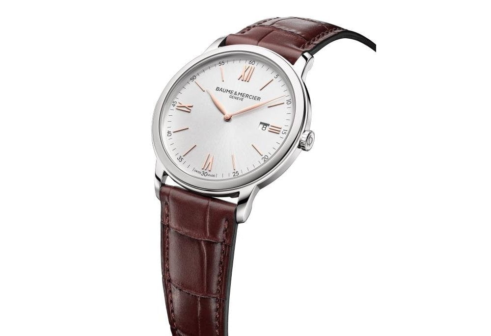 Baume&Mercier - Classima 10415 - Acciaio - Pelle