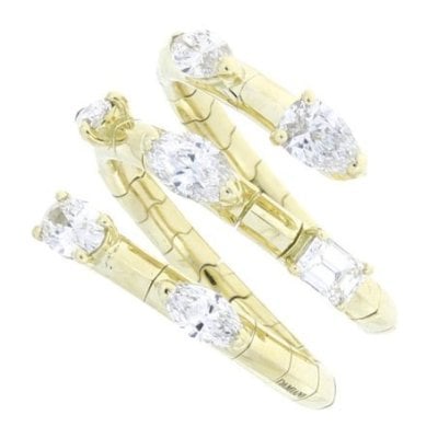 Damiani - Anello In Oro Giallo - Fantasy Cut