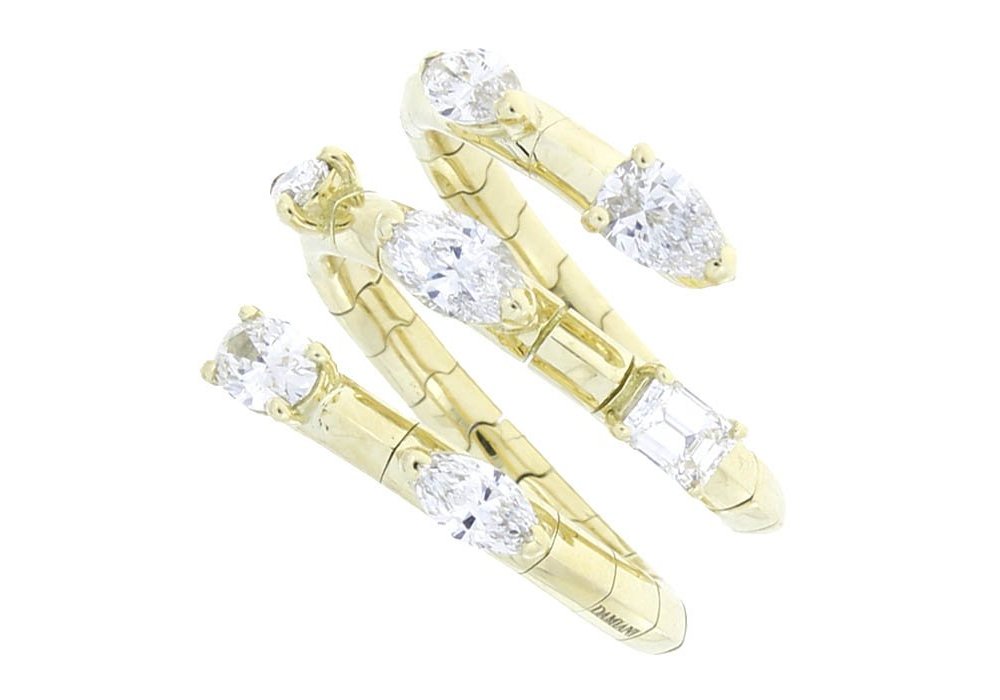 Damiani - Anello In Oro Giallo - Fantasy Cut