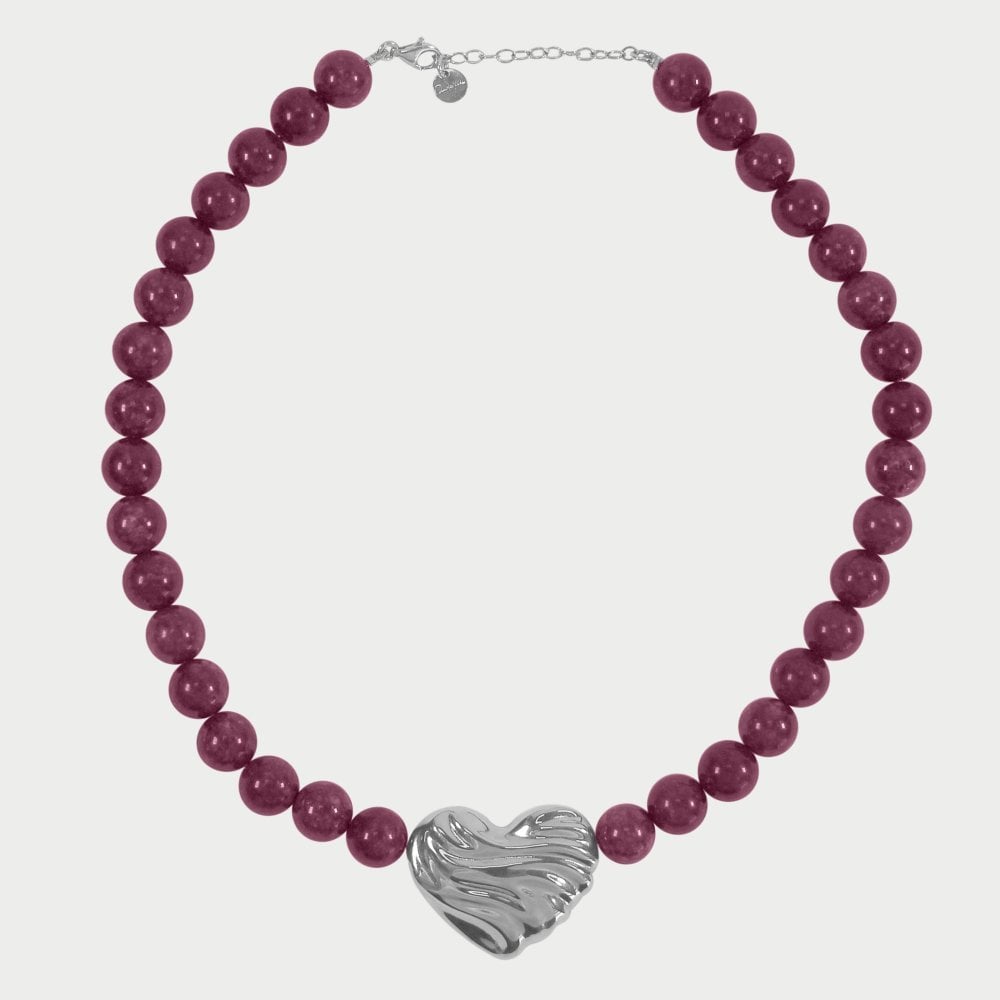 Rue Des Mille - Girocollo Cuore - Giada Burgundy