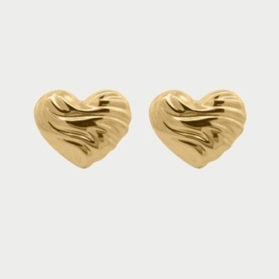 Rue Des Mille - Orecchini Cuore Bold - Oro 18 Kt