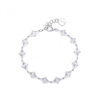 Rosato - Bracciale Morbido - Argento - Zirconia