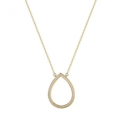 Rosato - Collana Corta - Argento - Placcatura Oro