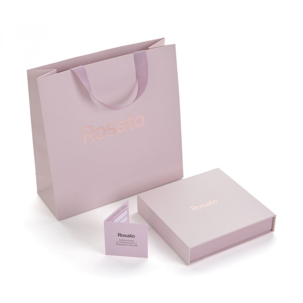 Rosato - Collana Corta - Argento - Placcatura Oro