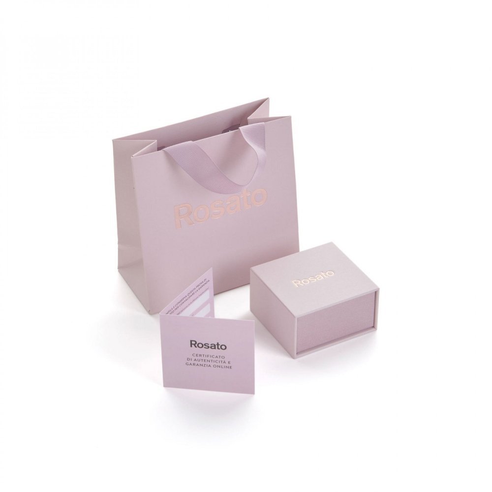 Rosato - Orecchini Pendenti - Argento - Perle