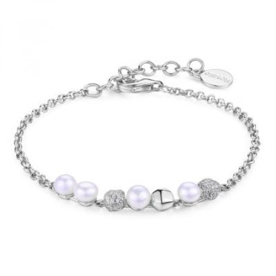 Rosato - Bracciale Morbido - Argento - Zirconia