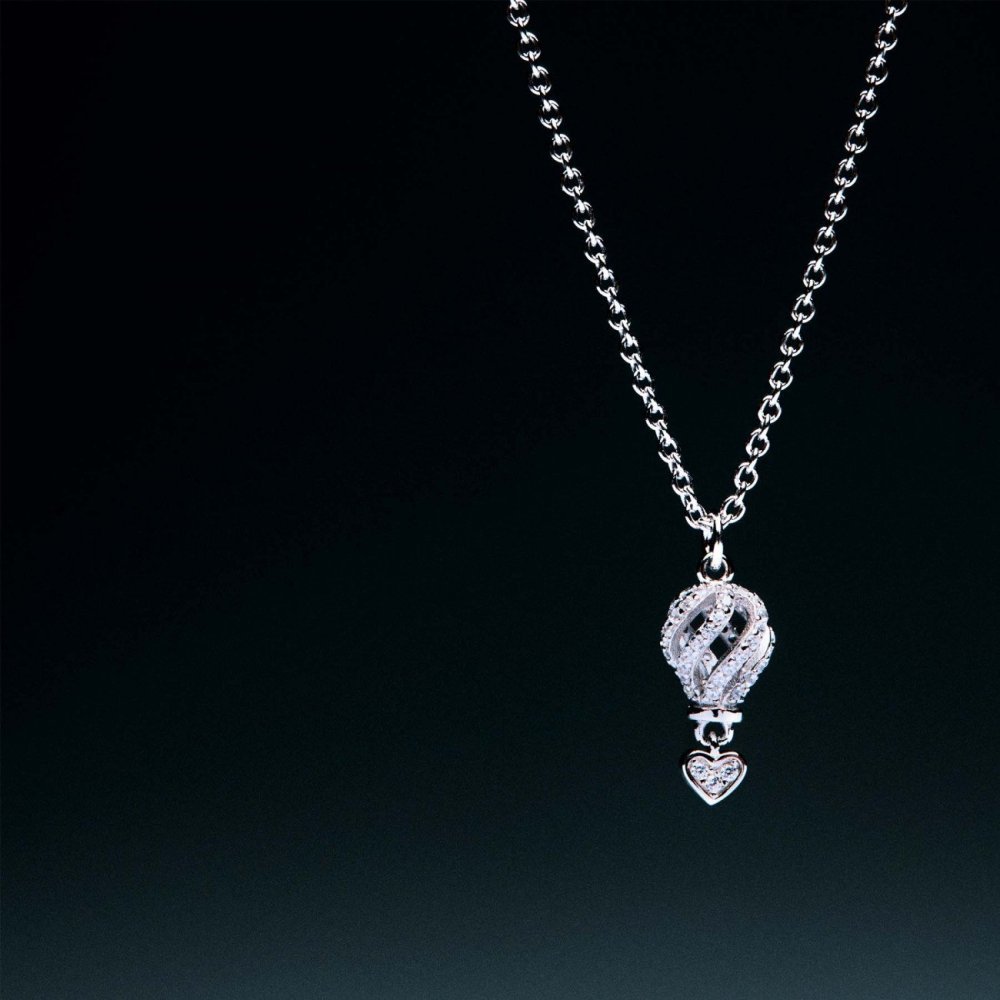 Rosato - Collana Corta - Argento - Cubic Zirconia