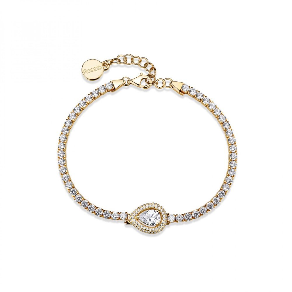 Rosato - Bracciale Tennis - Argento - Zirconia