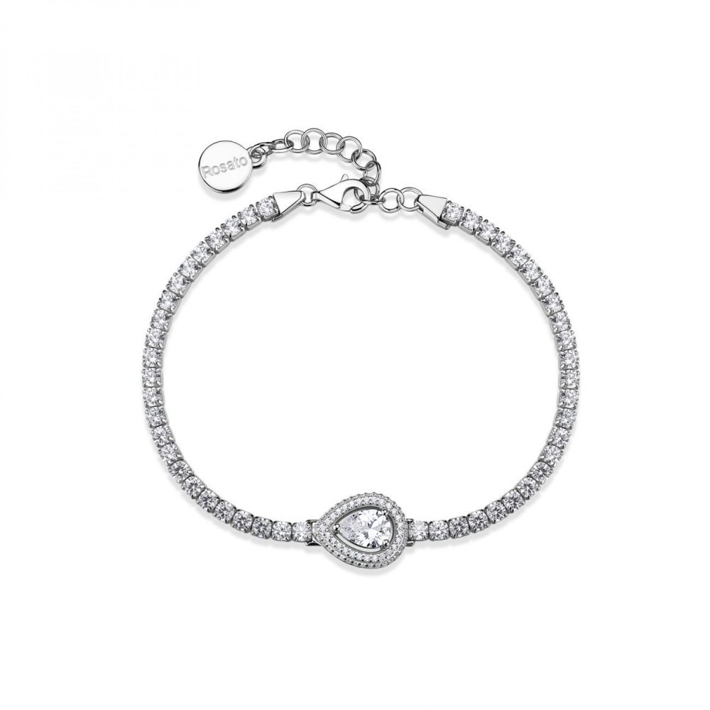 Rosato - Bracciale Tennis - Argento - Cubic Zirconia