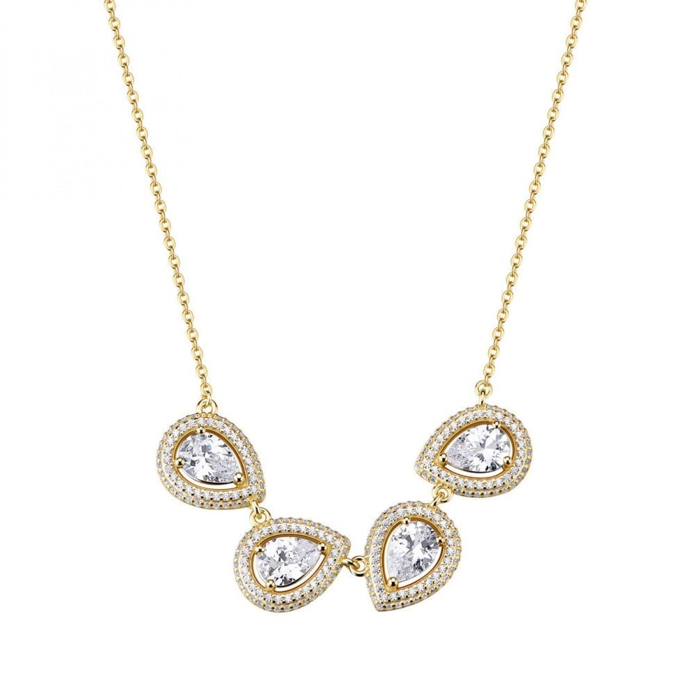 Rosato - Collana Corta - Argento - Oro Giallo