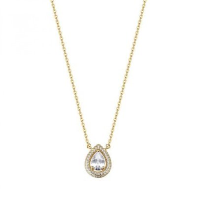 Rosato - Collana Corta - Argento - Oro Giallo