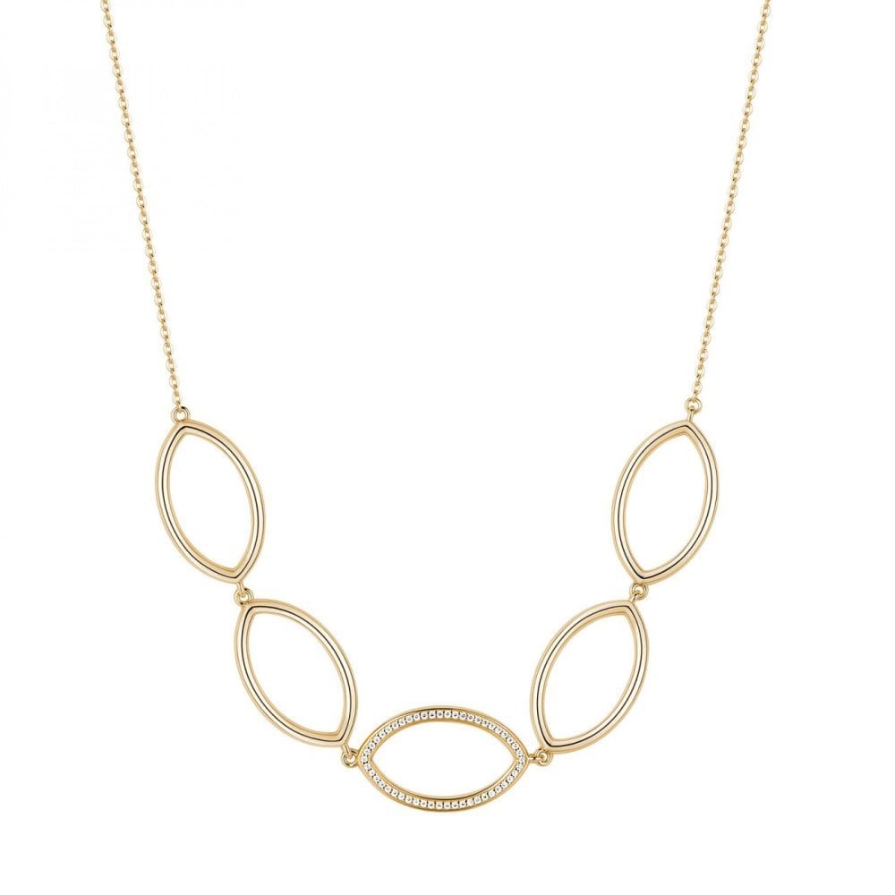 Rosato - Collana Corta - Argento - Placcatura Oro