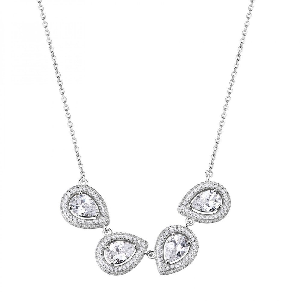 Rosato - Collana Corta - Argento - Cubic Zirconia