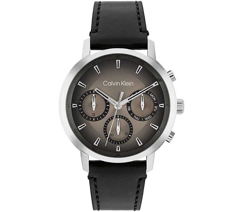 Calvin Klein - Orologio Gauge - Acciaio - Pelle