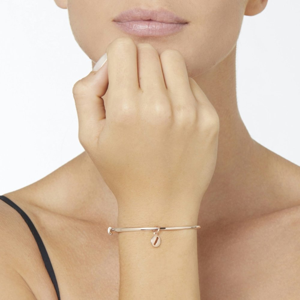 Dodo - Ciondolo Lettera O - Oro Rosa - Charm