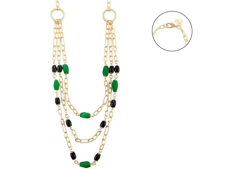 4Us Cesare Paciotti - Collana Onice - Donna - Brass