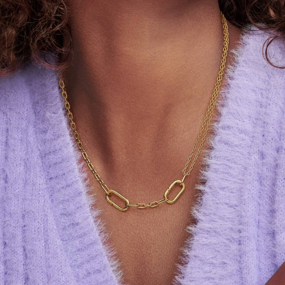 Collana Doppia Maglia Link Pandora ME