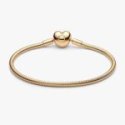 Bracciale maglia snake e chiusura a cuore