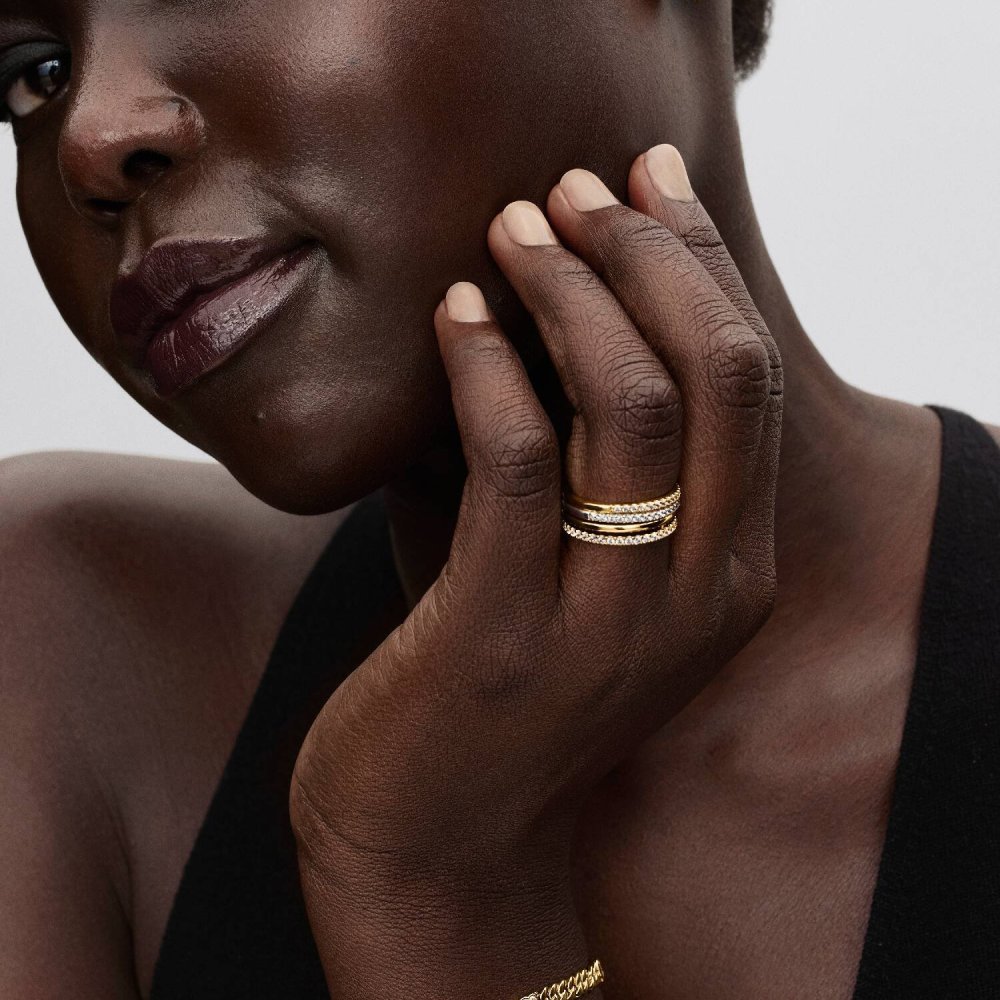 Bracciale Catena Maglia Cubana con Cuori