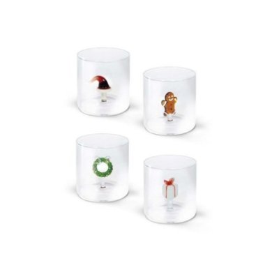 Wd Lifestyle - Bicchiere Vetro - Decoro Casuale - Unico