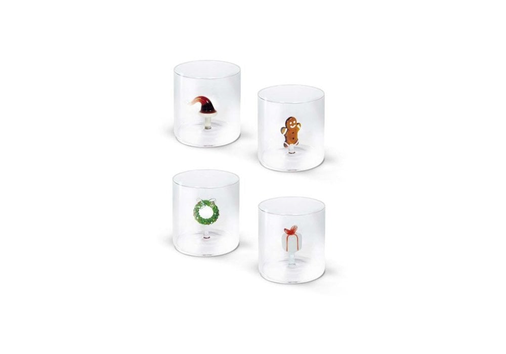 Wd Lifestyle - Bicchiere Vetro - Decoro Casuale - Unico