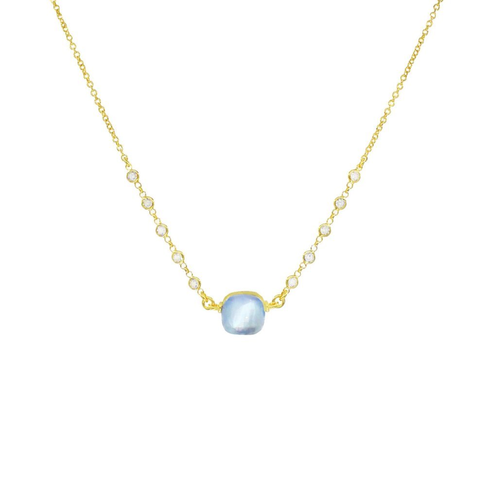 Alisei Milano - Collana Quadrata - Bianco Latte