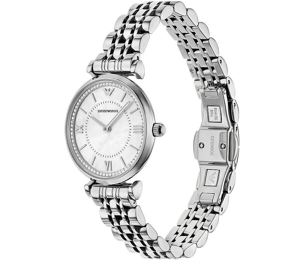 Emporio Armani - Orologio Donna - Acciaio - Bianco