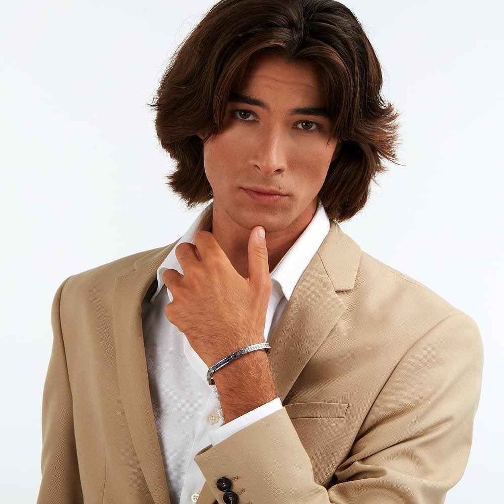 Maserati Gioielli - Bracciale Iconic - Uomo - Acciaio