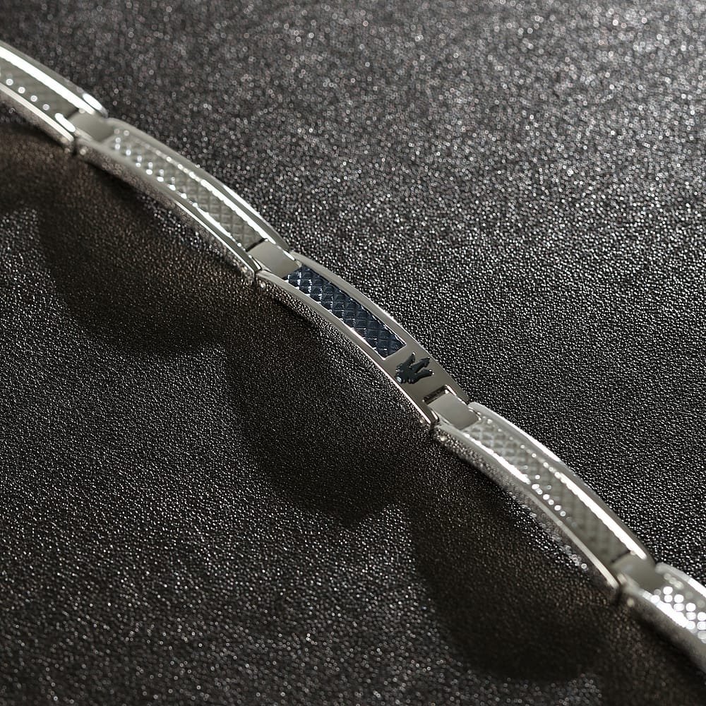 Maserati Gioielli - Bracciale Iconic - Uomo - Acciaio
