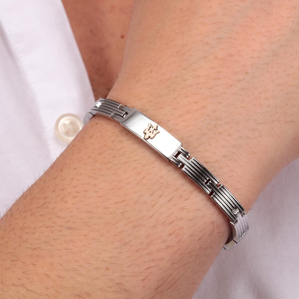 Maserati Gioielli - Bracciale Jewels - Uomo - Acciaio