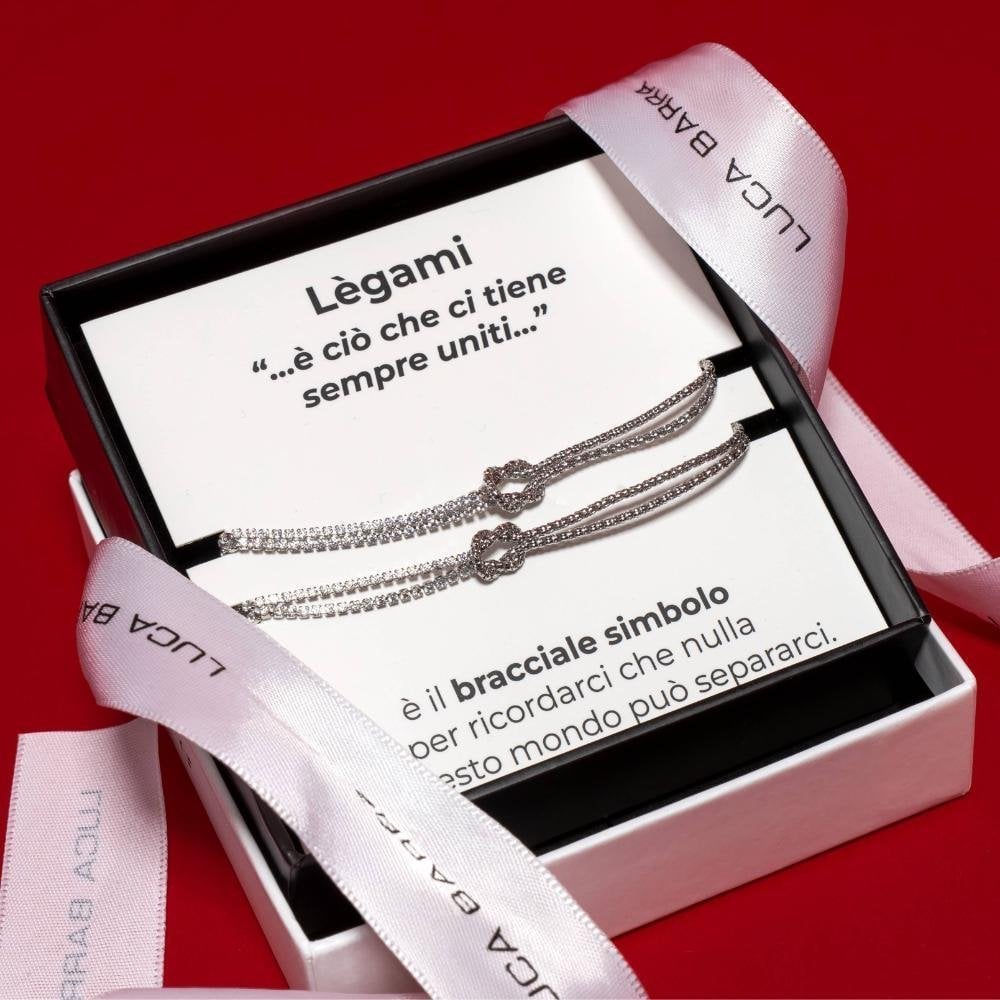 Luca Barra - Bracciale Uomo - Acciaio Nodo