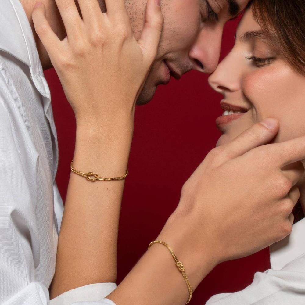 Luca Barra - Bracciale Uomo - Acciaio Ip Gold