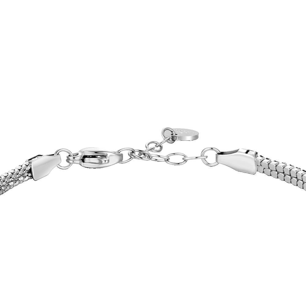 Luca Barra - Bracciale Uomo - Nodo - Zirconi Neri