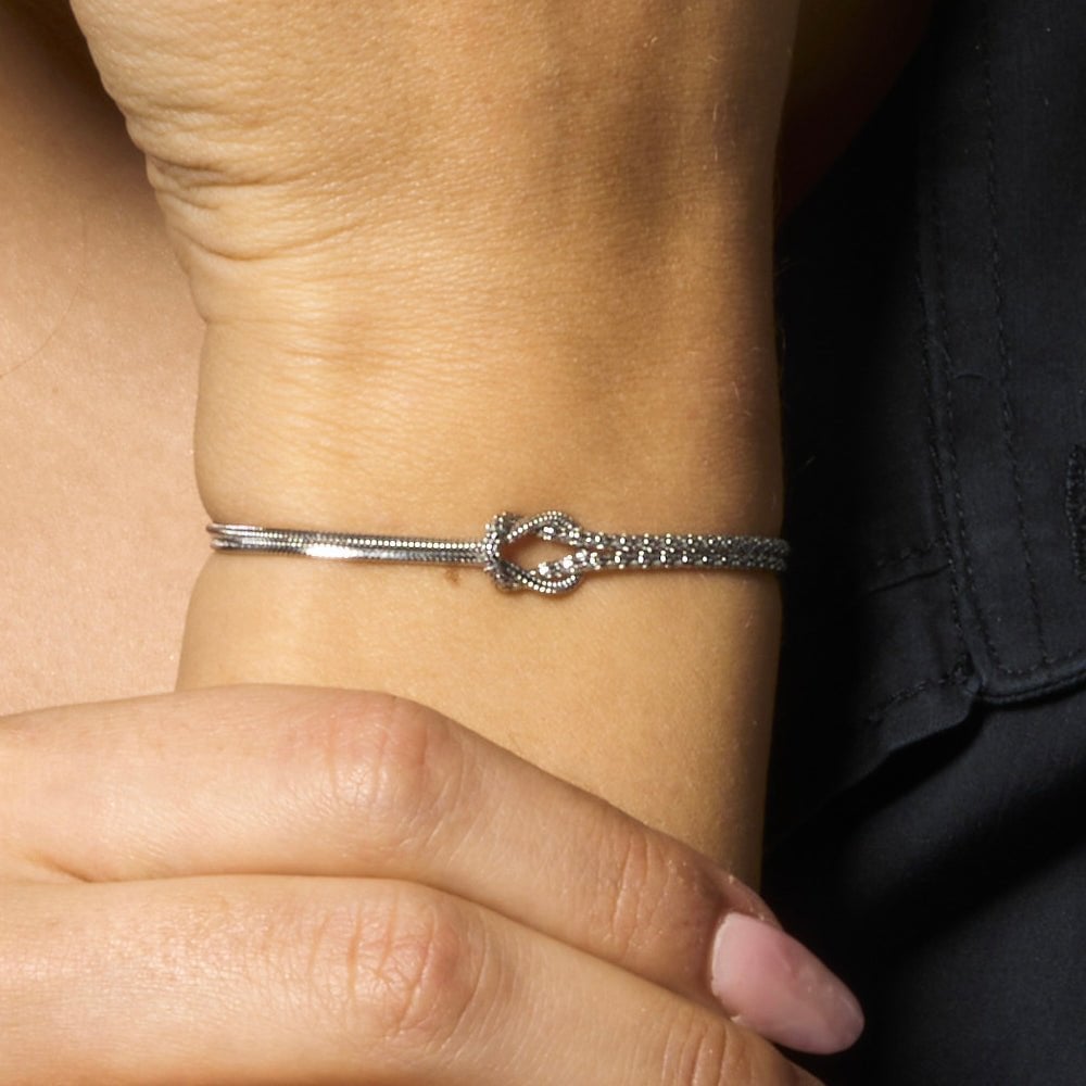 Luca Barra - Bracciale Nodo - Acciaio Donna