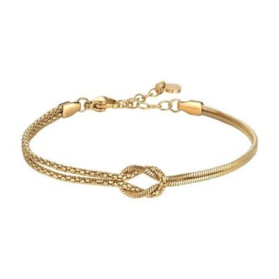 Luca Barra - Bracciale Nodo - Acciaio Ip Gold