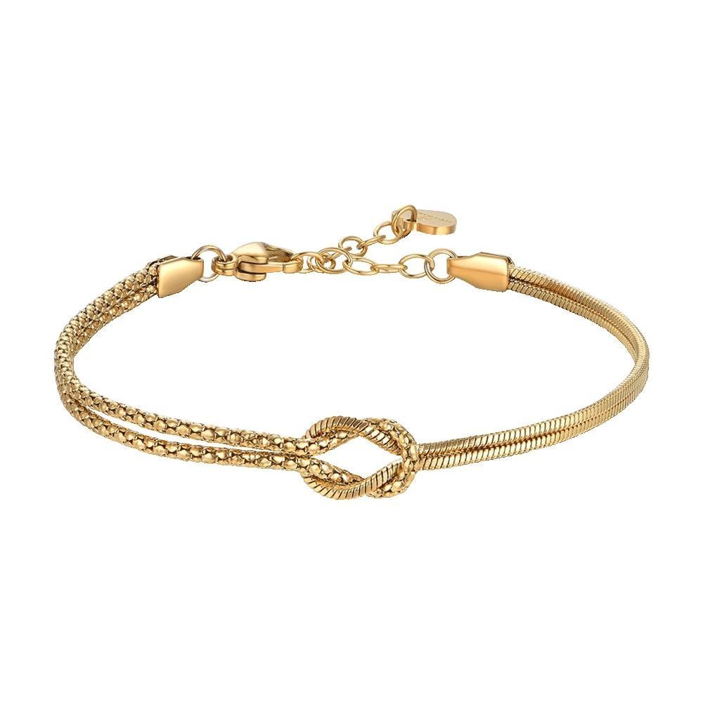Luca Barra - Bracciale Nodo - Acciaio Ip Gold