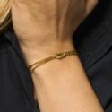 Luca Barra - Bracciale Nodo - Acciaio Ip Gold