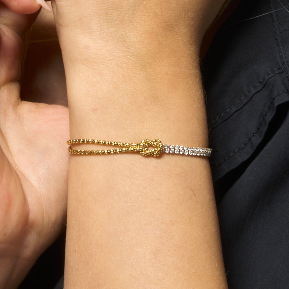 Luca Barra - Bracciale Donna - Acciaio Ip Gold - Nodo