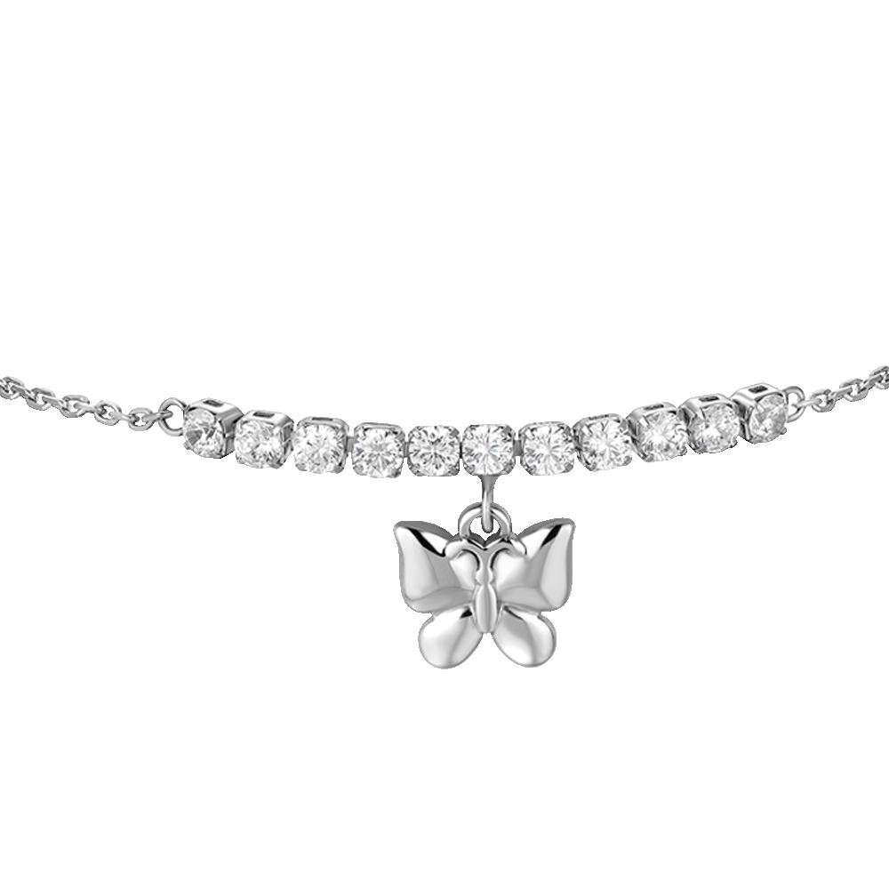 Luca Barra - Bracciale Donna - Acciaio - Farfalla