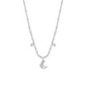 Luca Barra - Collana Donna - Acciaio - Zirconi Bianchi