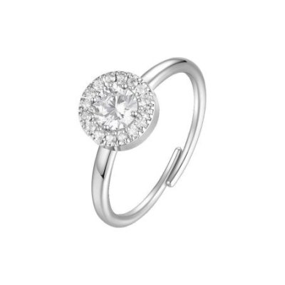 Luca Barra - Anello Donna - Acciaio - Zirconi