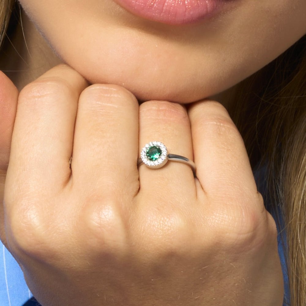 Luca Barra - Anello Donna - Acciaio - Zirconi