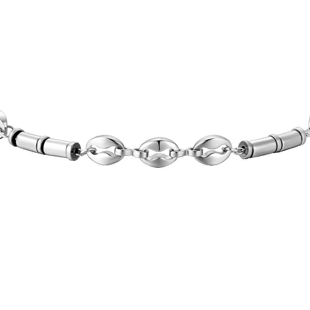 Luca Barra - Bracciale Uomo - Acciaio - Ematite